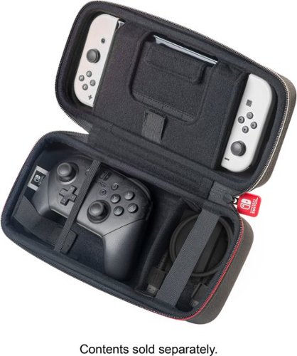 RDS Industries Nintendo Switch and Nintendo Switch OLED Model Game Traveler Deluxe System Case - Black HOW TO BUY