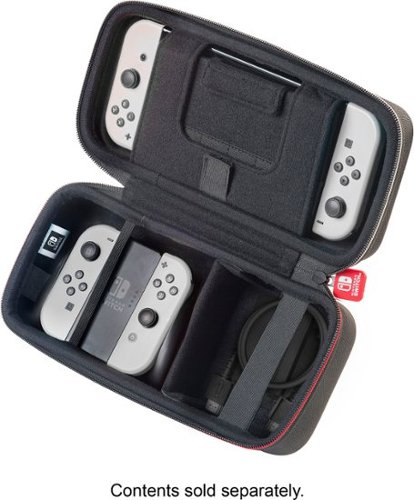 RDS Industries Nintendo Switch and Nintendo Switch OLED Model Game Traveler Deluxe System Case - Black WHERE TO BUY