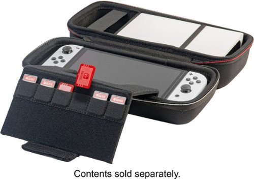 RDS Industries Nintendo Switch and Nintendo Switch OLED Model Game Traveler Deluxe System Case - Black BUY ONLINE