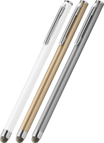 Insignia™ Slim Stylus for Smartphones, Tablets and More (3-Pack) - Multicolor GLOBAL SHIPPING