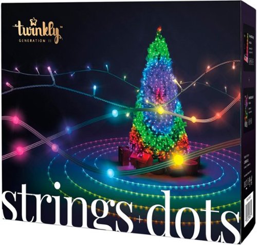 Twinkly - Smart Light 400 RGB LED Light String and 60 Dots (Gen 2) - Multi-Front_Standard