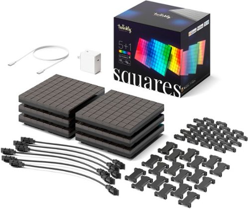 Twinkly Squares LED Panels 5+1 Combo Pack - Black WORLDWIDE DELIVERY