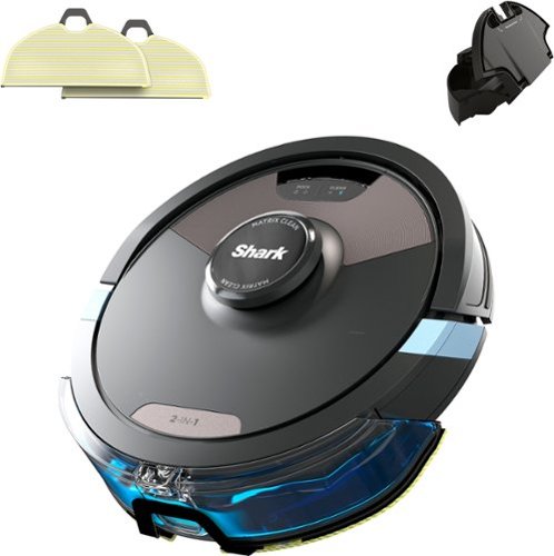  Shark - AI Ultra 2-in-1 Robot Vacuum &amp; Mop with Sonic Mopping, Matrix Clean, Home Mapping, WiFi Connected - Black