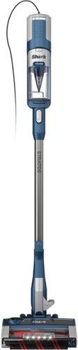 Shark - Stratos Corded Stick Vacuum with DuoClean PowerFins HairPro, Self-Cleaning Brushroll, Odor Neutralizer Technology - Navy