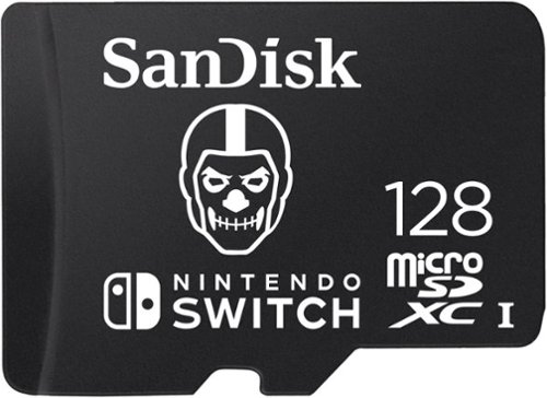 SanDisk - 128GB microSDXC UHS-I Memory Card for Nintendo Switch Fortnite Edition