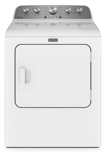 Maytag - 7.0 Cu. Ft. Gas Dryer with Steam Enhanced Cycles - White