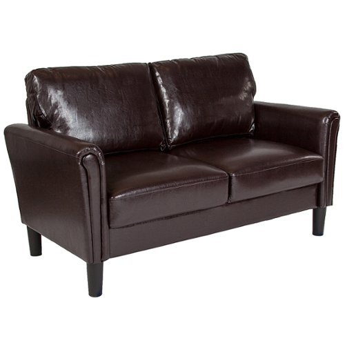 Alamont Home - Asti Living Room Loveseat - Brown LeatherSoft