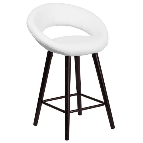 

Flash Furniture - Kelsey Series Contemporary Vinyl Counter Height Stool - White