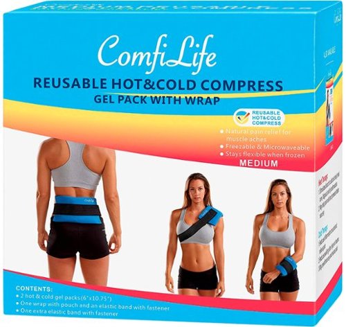 

ComfiLife - Reusable Hot and Cold Compress Medium - Blue