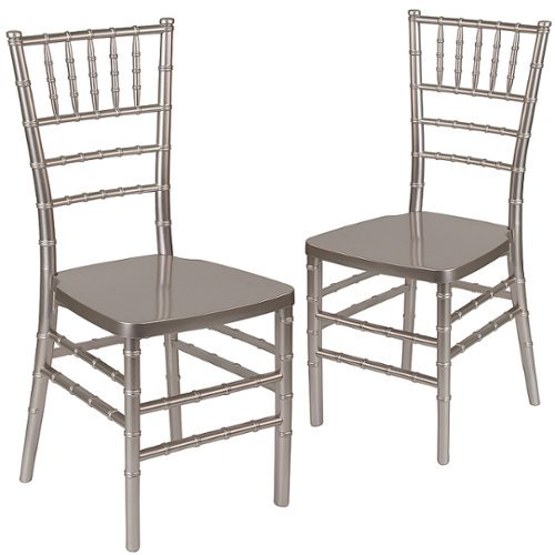 

Flash Furniture - Hercules Chiavari Chair - Pewter