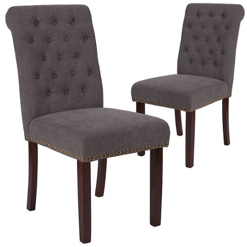 Alamont Home - Hercules Dining Chair - Dark Gray Fabric