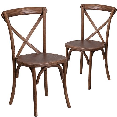 Alamont Home - Hercules Cross Back Chair - Pecan