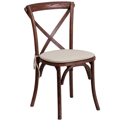

Flash Furniture - Hercules Cross Back Chair - Mahogany