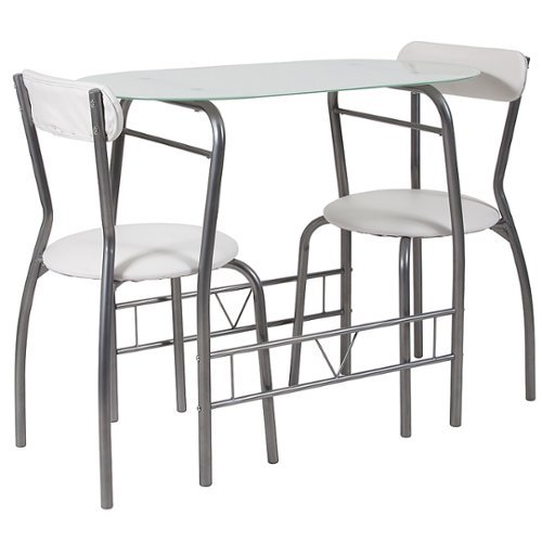 Alamont Home - Sutton 19.75"W x 35.5"L x 29.5"H Dining Table and Chair Set - White