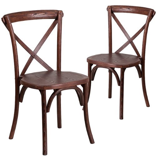 Alamont Home - Hercules Cross Back Chair - Mahogany