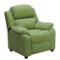 Alamont Home - Charlie Kids Recliner - Green-Front_Standard