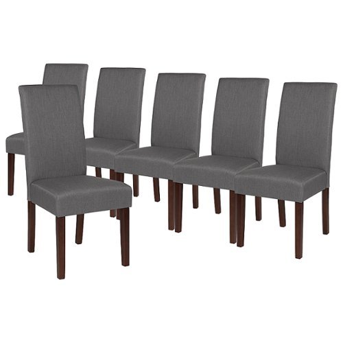 Alamont Home - Greenwich Dining Chair (Set of 6) - Light Gray Fabric