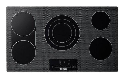 Photos - Hob Thor Kitchen - 36 Inch Electric Cooktop - Black Ceramic Glass TEC36 