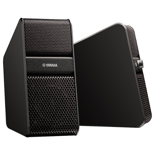 Yamaha - Full Range Driver Desktop Computer Speakers - Black