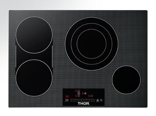 Photos - Hob Thor Kitchen - 30 Inch Electric Cooktop - Black Ceramic Glass TEC30 