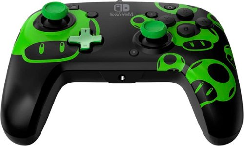 PDP REMATCH Enhanced Wired Controller for Nintendo Switch, Nintendo Switch Lite, & Nintendo Switch - OLED Model - 1-Up Glow in the Dark WORLDWIDE DELIVERY