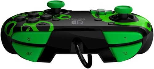PDP REMATCH Enhanced Wired Controller for Nintendo Switch, Nintendo Switch Lite, & Nintendo Switch - OLED Model - 1-Up Glow in the Dark BUY ONLINE