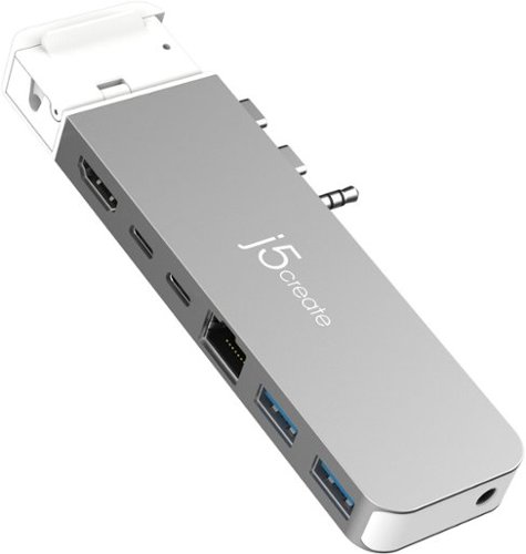  j5create - 4K60 Pro USB4 Hub with MagSafe Kit - Space Gray/White