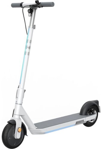 OKAI - Neon II Electric Scooter w/ 25 Miles Operating Range & 15.5 mph Max Speed - White