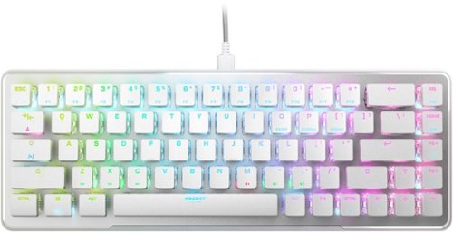 ROCCAT Vulcan II Mini – 65% Wired Gaming Keyboard With Customizable AIMO RGB Illumination - White GLOBAL SHIPPING