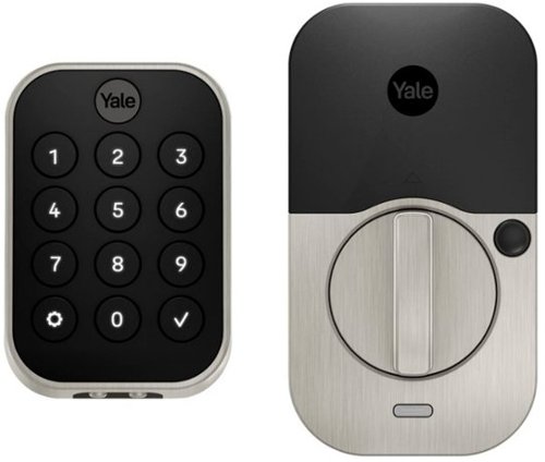  Yale - Assure Lock 2 - Smart Lock Keyless Wi-Fi Deadbolt with Push Button Keypad Access - Satin Nickel