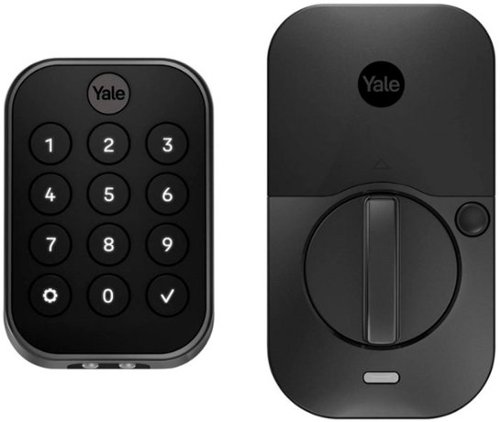  Yale - Assure Lock 2 - Smart Lock Keyless Bluetooth Deadbolt with Push Button Keypad Access - Black Suede
