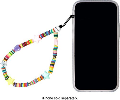 MOXYO Beaded Phone Charm Strap - Star & Heart WORLDWIDE DELIVERY