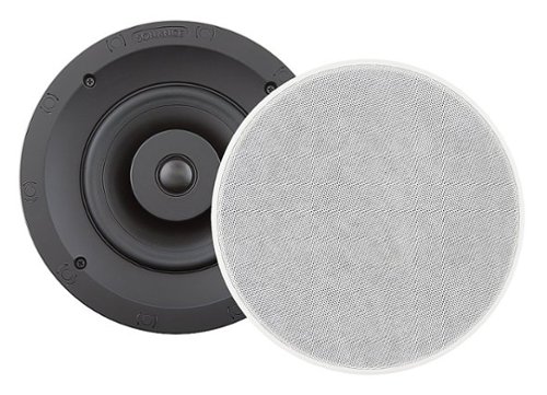 Sonance - VP60R SINGLE SPEAKER - Visual Performance 6-1/2" 2-Way In-Ceiling Speaker (Each) - Paintable White