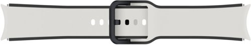 Samsung - Two-Tone Sport Watch Band for Galaxy Watch4, Galaxy Watch4 Classic, Galaxy Watch5 and Galaxy Watch5 Pro M/L - Sand Gray-Alt_View_Standard_13 