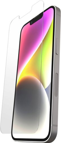 

BodyGuardz - Pure Glass Screen Protector for Apple iPhone 14 - Clear