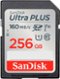 SANDISK - Ultra PLUS 256GB SDXC UHS-I Memory Card-Front_Standard