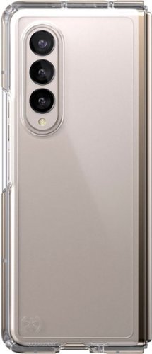 Speck - Presidio Perfect-Clear Case for Samsung Galaxy Z Fold4 - Clear
