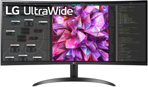 LG - 34" IPS LED Curved QHD with HDR (HDMI, DisplayPort)