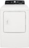 Frigidaire - 6.7 Cu. Ft. Free Standing Electric Dryer - White-Front_Standard