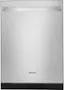 Front. Whirlpool - Top Control Built-In Dishwasher with 3rd Rack and 51 dBa - Stainless Steel.