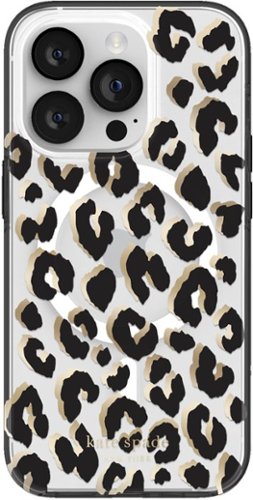 kate spade new york - Protective Hardshell Magsafe Case for iPhone 14 Pro - Leopard