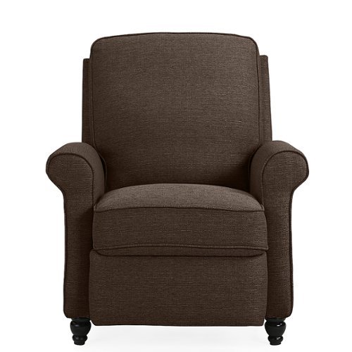 

ProLounger - Lehnor Linen Push Back Recliner Chair - Brown
