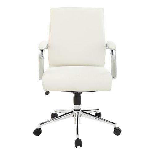Office Star Products - Mid Back Antimicrobial Fabric Chair - Dillon Snow