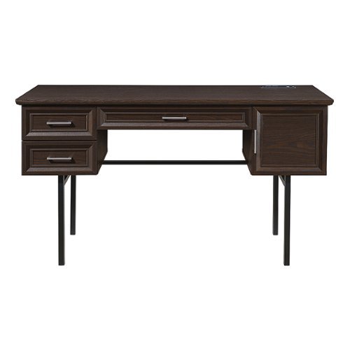 

OSP Home Furnishings - Jefferson Executive Desk With Power - Espresso