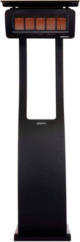 Bromic Heating - Portable Patio Heater - Tungsten Portable Stand Only - Black
