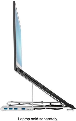 Targus Portable Laptop Stand + Integrated USB-A Hub WORLDWIDE DELIVERY