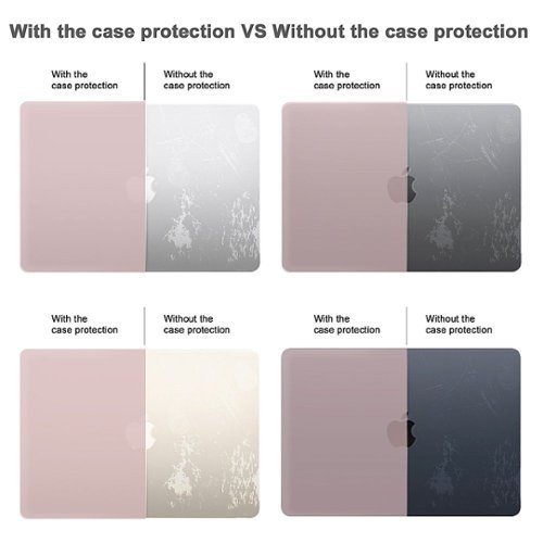 Techprotectus MacBook case for 2022-2025 MacBook Air 13.6 with Apple M2/M3/M4 Chip-Rose Quartz - Pink HOW TO BUY