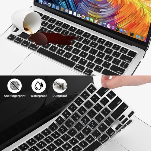 Techprotectus MacBook case for 2022-2025 MacBook Air 13.6  with Apple M2/M3/M4 Chip - Black WORLDWIDE DELIVERY