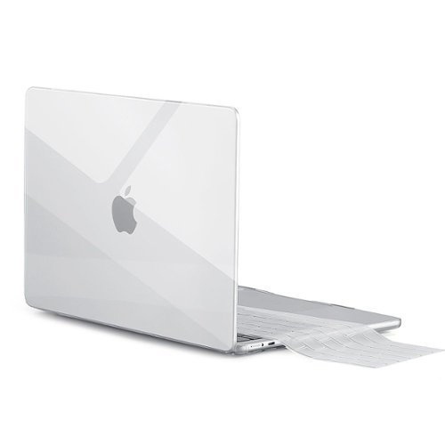Techprotectus MacBook case for 2022-2025 MacBook Air 13.6 with Apple M2/M3/M4 Chip - Crystal Clear SHOP ONLINE