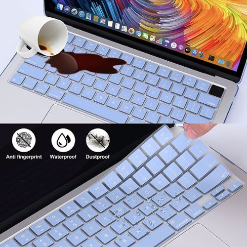 Techprotectus MacBook case for 2022-2025 MacBook Air 13.6 with Apple M2/M3/M4 Chip-(Model A2681/A3240) - Blue WORLDWIDE DELIVERY